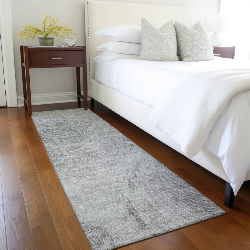 Tapis intérieur / extérieur Karsyn avec envers antidérapant, Tapis de couloir 2 pi 3 po x 7 pi 6 po