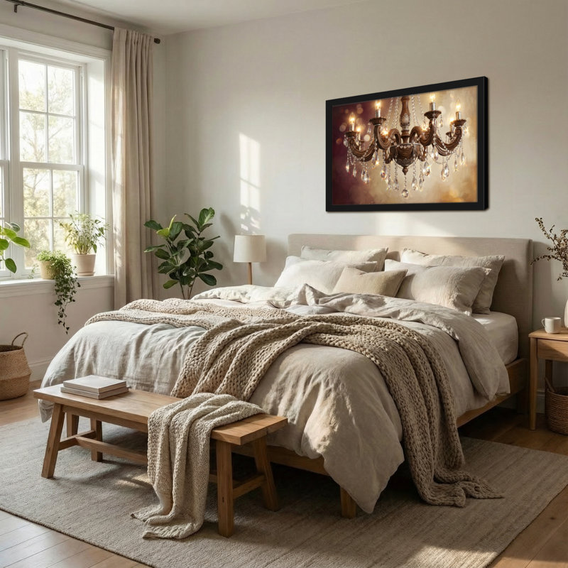 Lustre en cristal Fashion, H 20 po x l 30 po