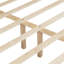 Lit avec tête et pied de lit hauts, lit plateforme avec cadre renforcé Pinewood-133445829-133445831