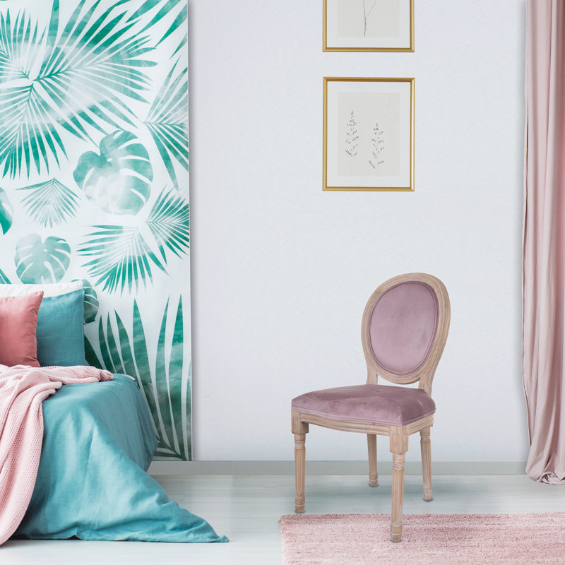 Marbleton Velvet Armchair, Pink