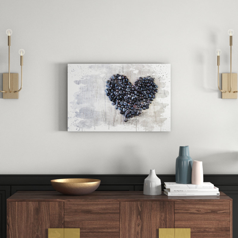 Coffee Beans - Wall Art, 50cm H x 76cm W, Wrapped Canvas
