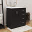 Meuble-lavabo de 30 pouces avec lavabo en céramique intégré et 3 tiroirs à fermeture silencieuse-77069592-77069594