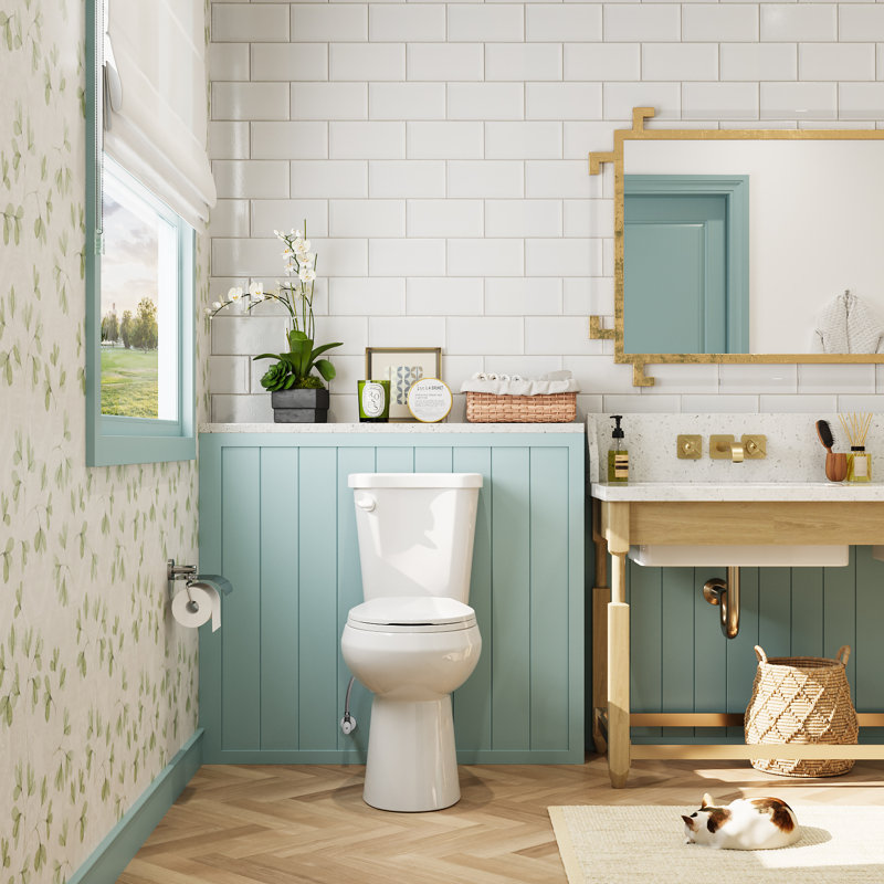 Toilette ronde 19,5 po, Gauche