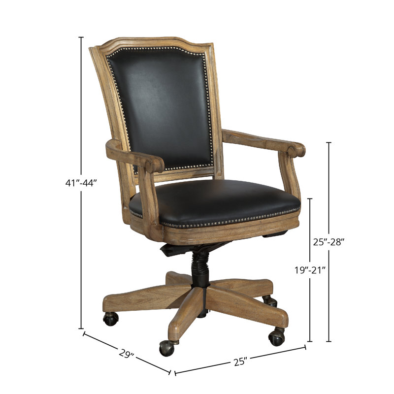 Chaise de bureau en cuir Wellington Hall Office