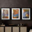 Cadmium Winter Solstice I  -Custom Framed  Premium Print W Matt - 3 Pieces-2022703796-2022703799