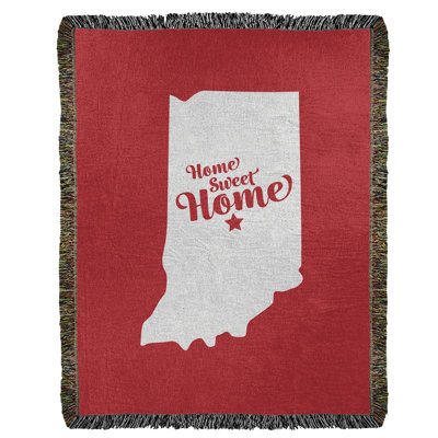Jeté en coton tissé indianapolis doux