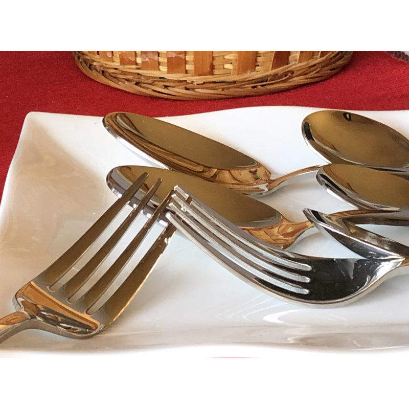 Latitude Run® Stainless Steel (18/8) Flatware Set - Service for 4