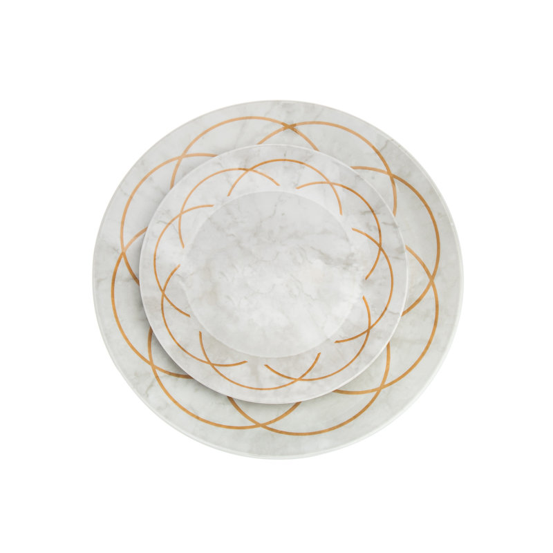 Cirrus 12 Piece Dinnerware Set, Service for 4