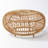 29.53" Handcrafted Round Faux Rattan patio Coffee Table