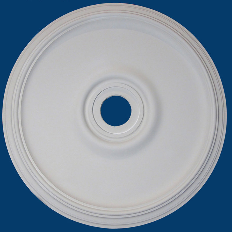 Médaillon de plafond, H 1 po x l 18 po x P 18 po