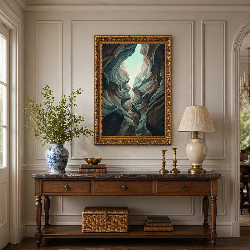 Art mural sur toile Wavy, H 30 po x l 20 po