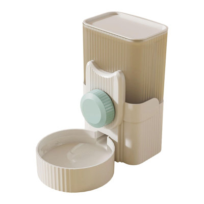 Abreuvoir suspendu suspendu pour animaux 8,3 x 7,9 x 4,7 po, bleu