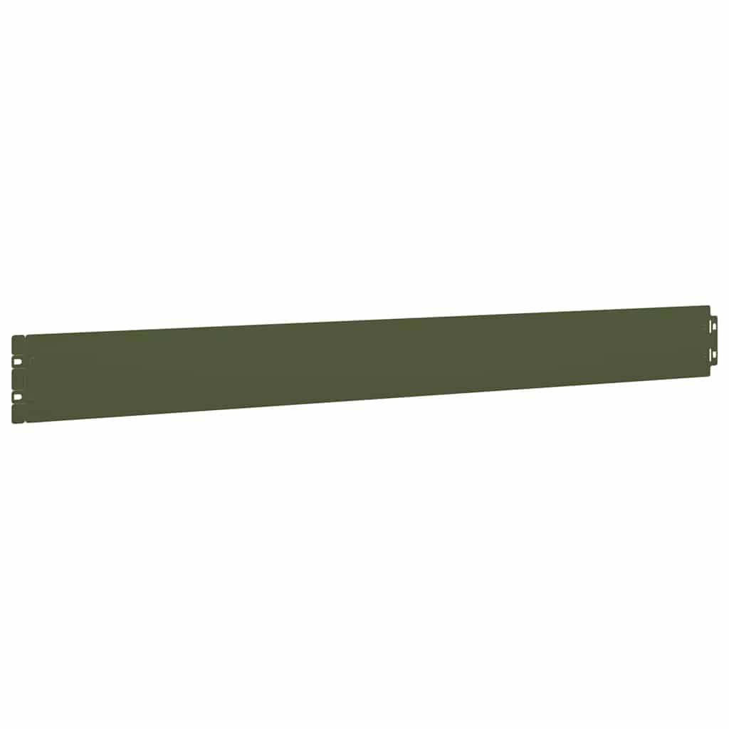 10cm H x 103cm W Cold-Rolled Steel Lawn Edging