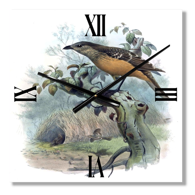 Horloge murale Une monographie du paradis, Grand