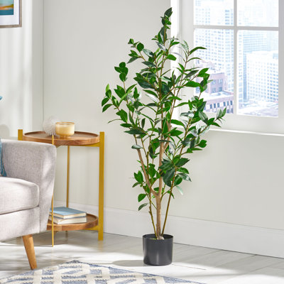 120Cm Artificial Tree - Add Natural Beauty For Easy Placement Low Maintenance Charm 18.56" Width Plant Bring Life To Your Home Installation Maintenance- 46.79" H