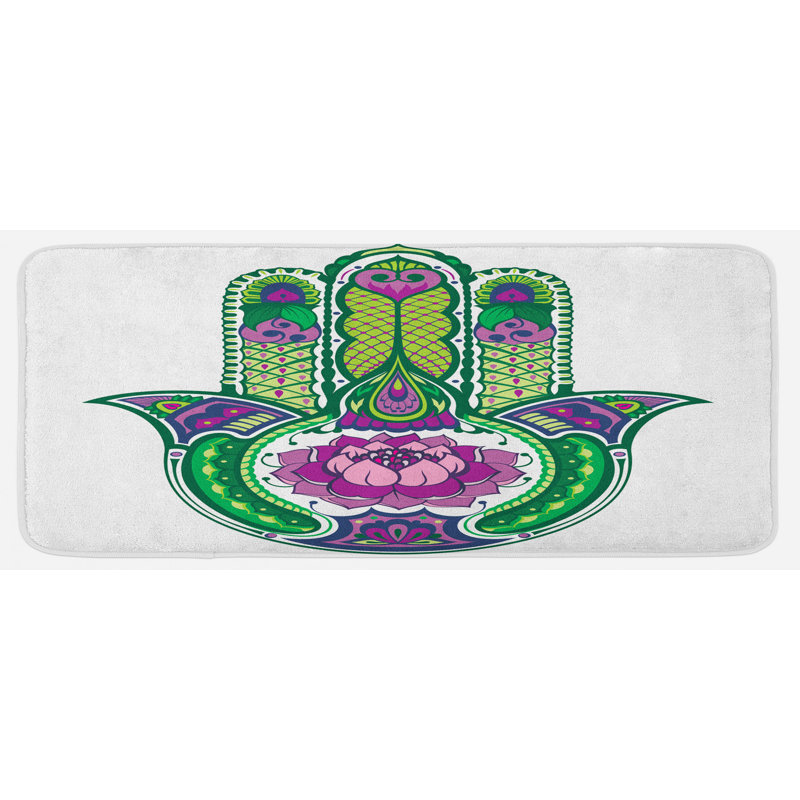 Tapis de cuisine hamsa
