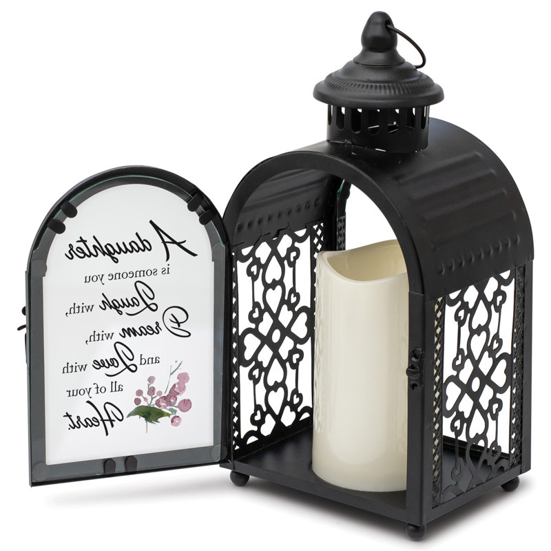 11'' H Tabletop Lantern with Candle Included