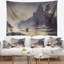 Peinture dark fantasy castle tapestry Landscape-28505309