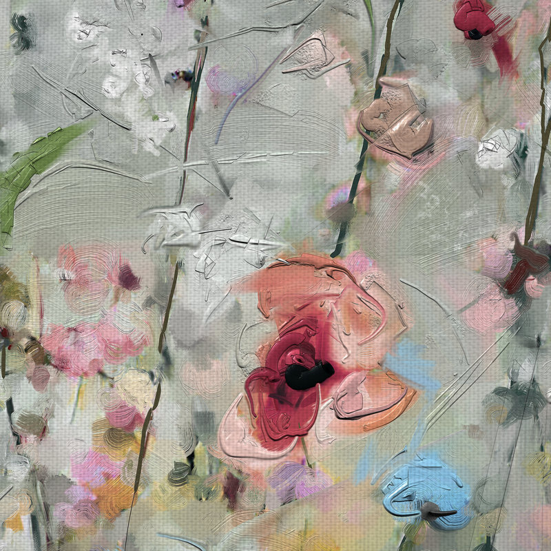 «Country Spring», reproduction d'art sur toile non encadrée, H 35 po x l 35 po x P 1,5 po