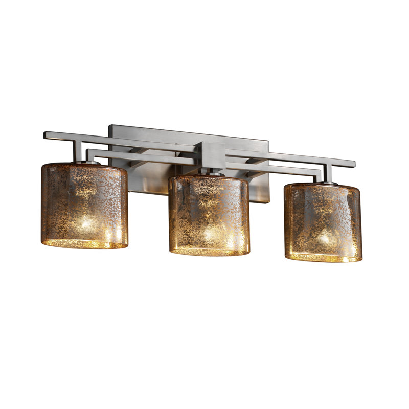 Kip 3 - Light Dimmable Vanity Light, Dark Bronze, Mercury