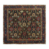 Antique One-of-a-Kind 11'5x12'7 Hand Knotted Area Rug