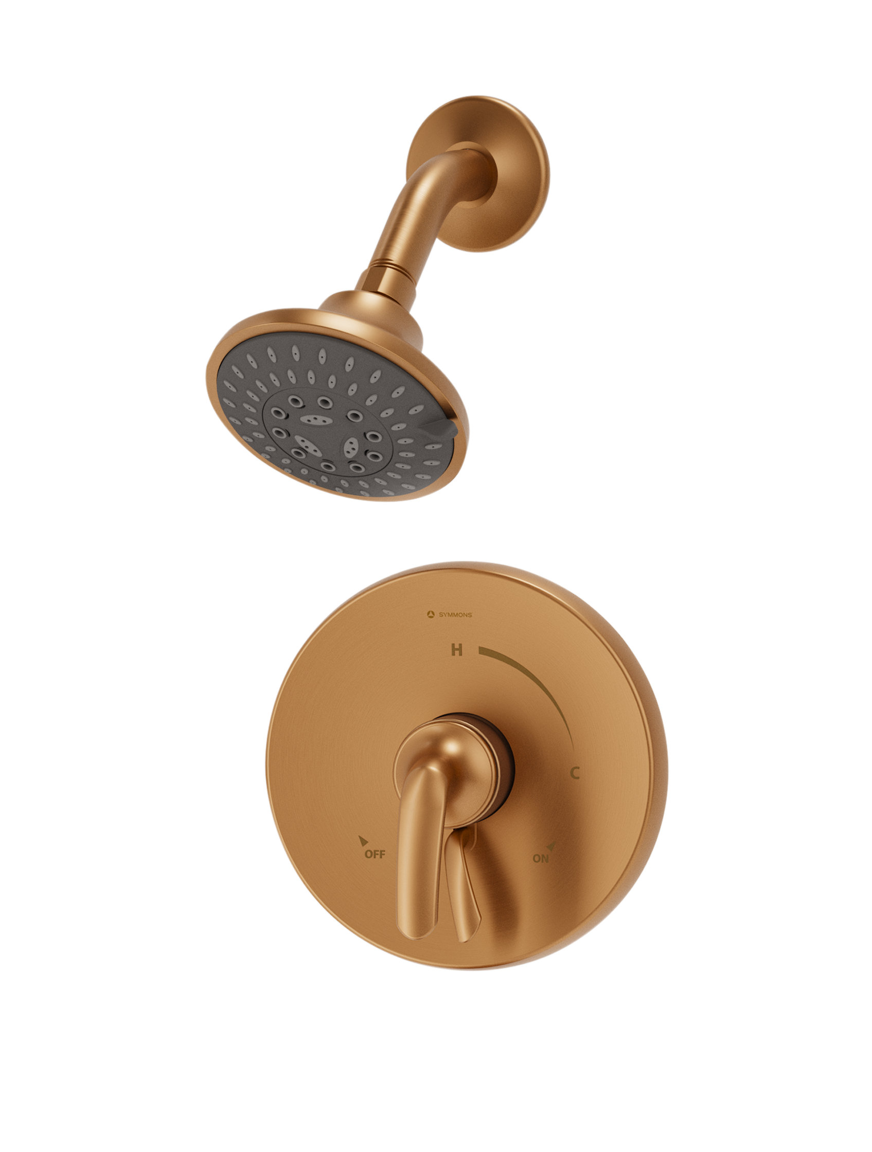 Symmons Elm Wall Mounted Shower Faucet with Integral Diverter Handle