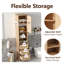 Armoire à linge autoportante pour rangement de salle de bain