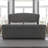 Dulane Velvet Upholstered Sleigh Bed with Scroll Wingback-1523276750-1523276751