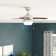 44" Barcadero 3 - Blade LED Propeller Ceiling Fan with Pull Chain and Light Kit Included