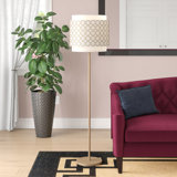 Isolde 61.5'' Gold Traditional Floor Lamp