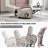 Power Beige Chenille Lift Recliner Chair Dual Motor Infinite Position Up To 350 LBS With Solid Wood Armrests, Heat Massage And Heavy Duty Motion Mechanism-264493280