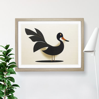 Beaming Duck - Framed Print