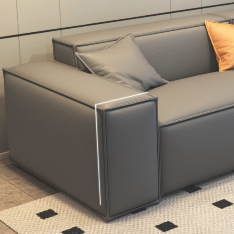 Small-Apt Minimalist Cube Straight Sofa