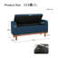 Polyester Upholstered Storage Bench-22811167