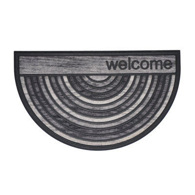 Tapis d'entrée antidérapant pour l'intérieur Welcome 30 po x 18 po Welcome