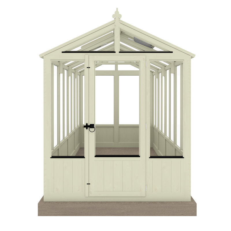 Holkham 16 ft x 6 ft Greenhouse, Green