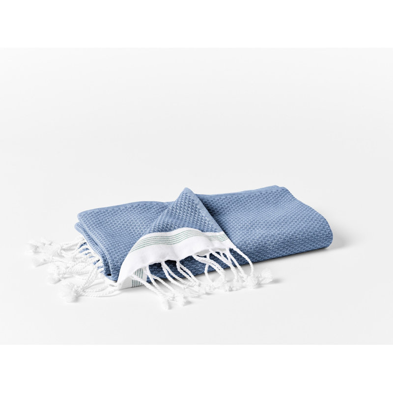 Mediterranean 100% Cotton Lightweight Bath Towel, Bath Sheet, Lake /Sea Spray Stripe