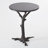 White Faux Bois Side Table-9602662