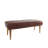 Genuine Leather Upholstered Bench