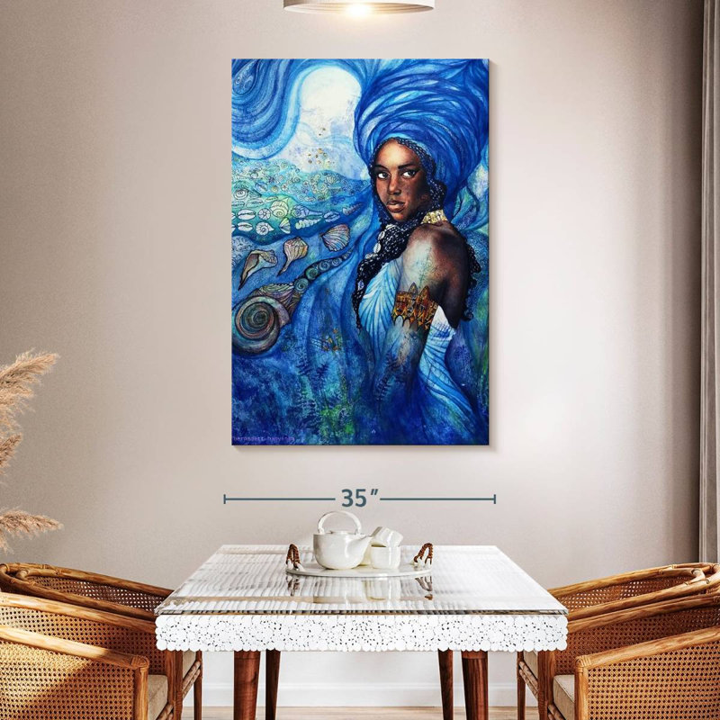 Goddess Yemoja, 51" H x 34" W