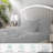 100% Egyptian Cotton Full XL Size Sheet Set 1000 Thread Count Luxury Ultra Soft Bed Sheets Fits Mattress Upto 18" Inch Deep Pocket, Full XL Size - Silver Solid-125132437-125132433
