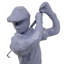 GOLFER MAN Iron Figurine 22cm-92166271