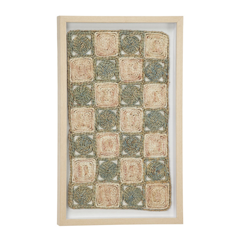 Farmhouse Abstract Wall Decor on Solid Wood