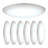 16" LED Flush Mount Ceiling Light – Dimmable, Slim Ceiling Light - Energy Efficient LED Light - Multi-Purpose Easy-Install Light Fixture-2023750043