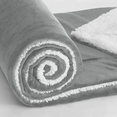 Misuzu Super Soft Reversible Sherpa Fleece Blanket