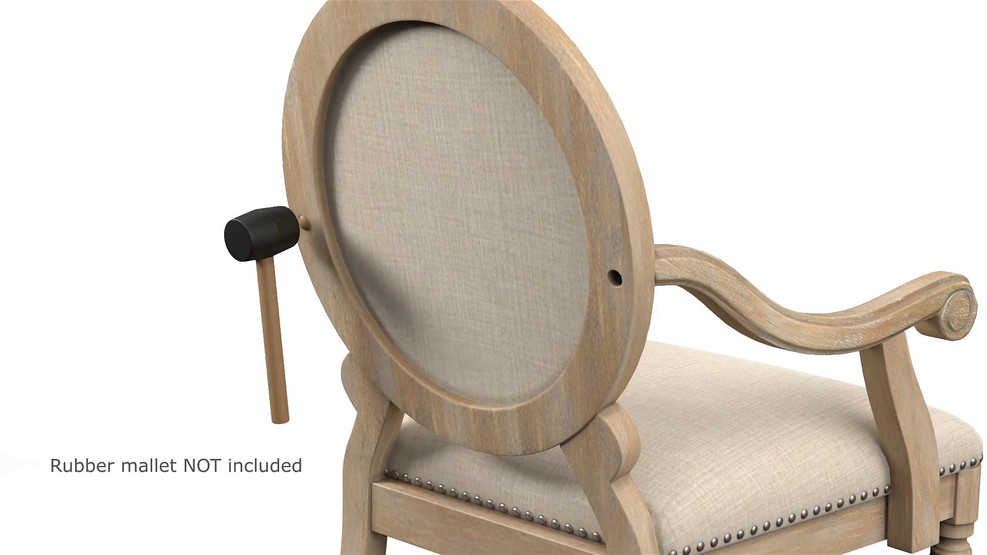 Madison Park Brentwood Traditional Exposed Wood Armchair & Reviews