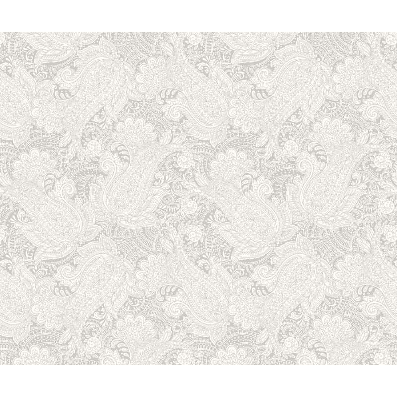 Hilla 10m x 50cm Matte Wallpaper Roll, Grey
