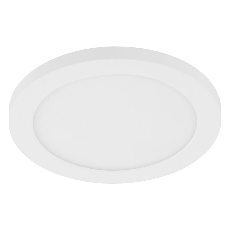 Naima Acrylic LED Flush Mount, 4000K - Cool White, White, 11.81" Diameter