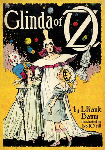 « glinda of oz » par john r. neill rétro