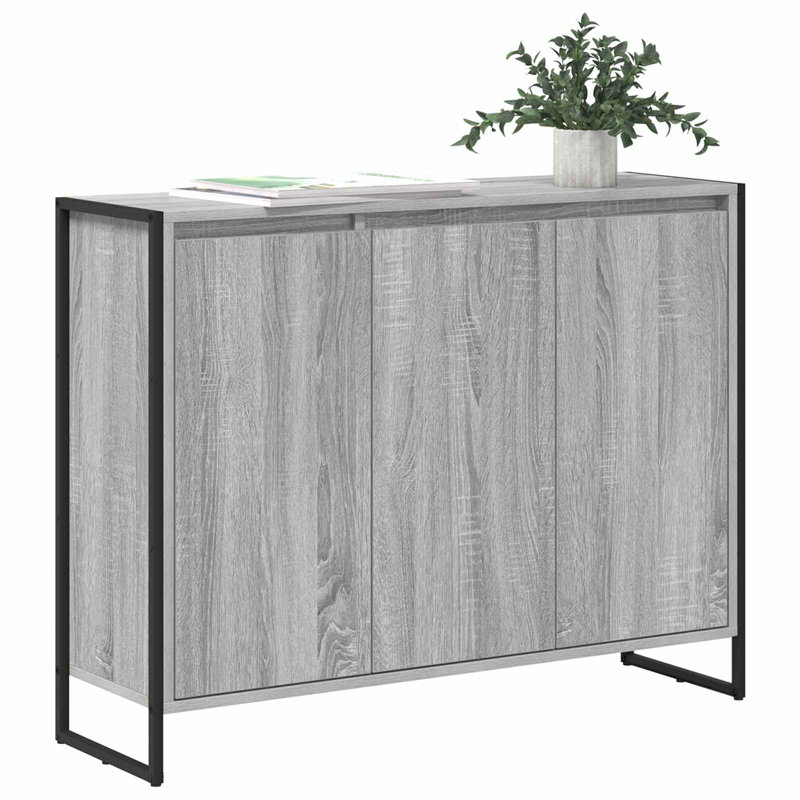96.5cm Sideboard, Grey Sonoma